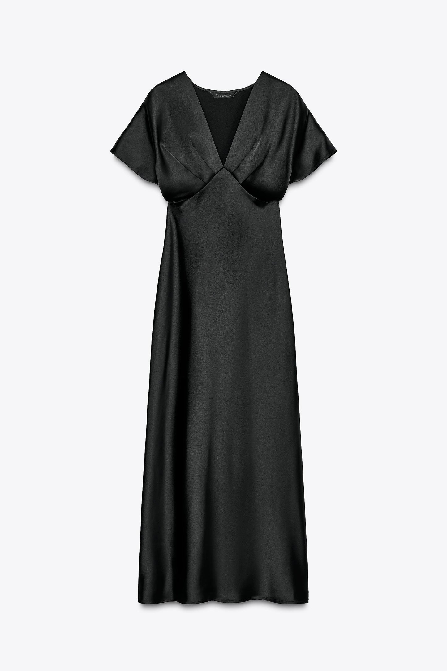 SATIN MIDI DRESS